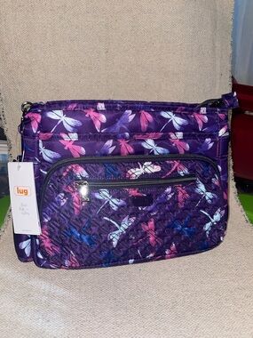 Lug Shimmy Crossbody Dragonfly Purple - New